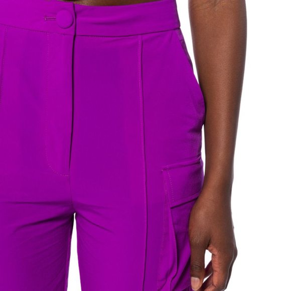 Elaine Violet: High Waist Cargo Slacks Large - Picture 3 of 7